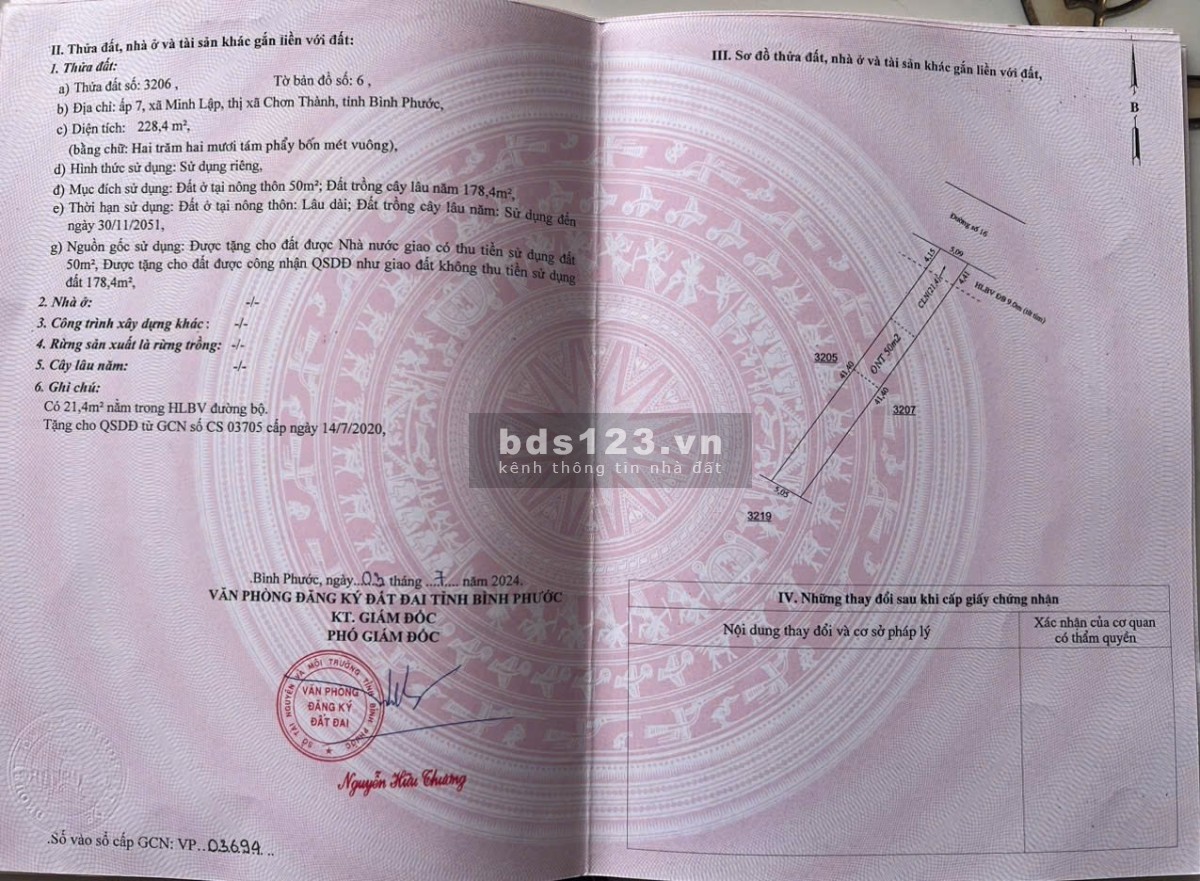 Bà chị khách kẹt vốn cần bán gấp 2 lô đẹp Minh Lập - Bình Phước.