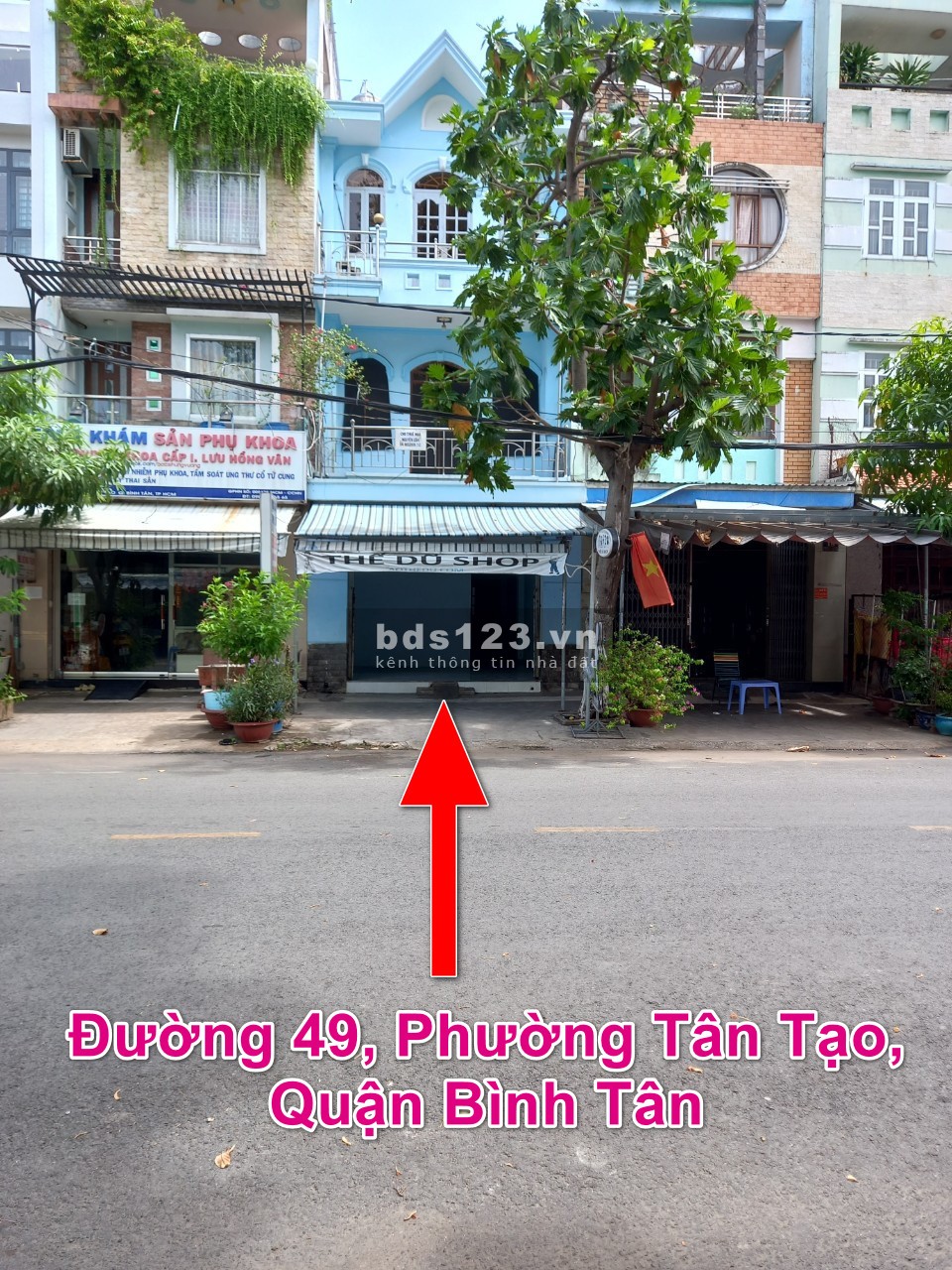 Cho thuê nhà nguyên căn mặt tiền Đường 49, Tân Tạo, HCM - 4 Tầng, 4 Phòng ngủ. Liên hệ chính chủ