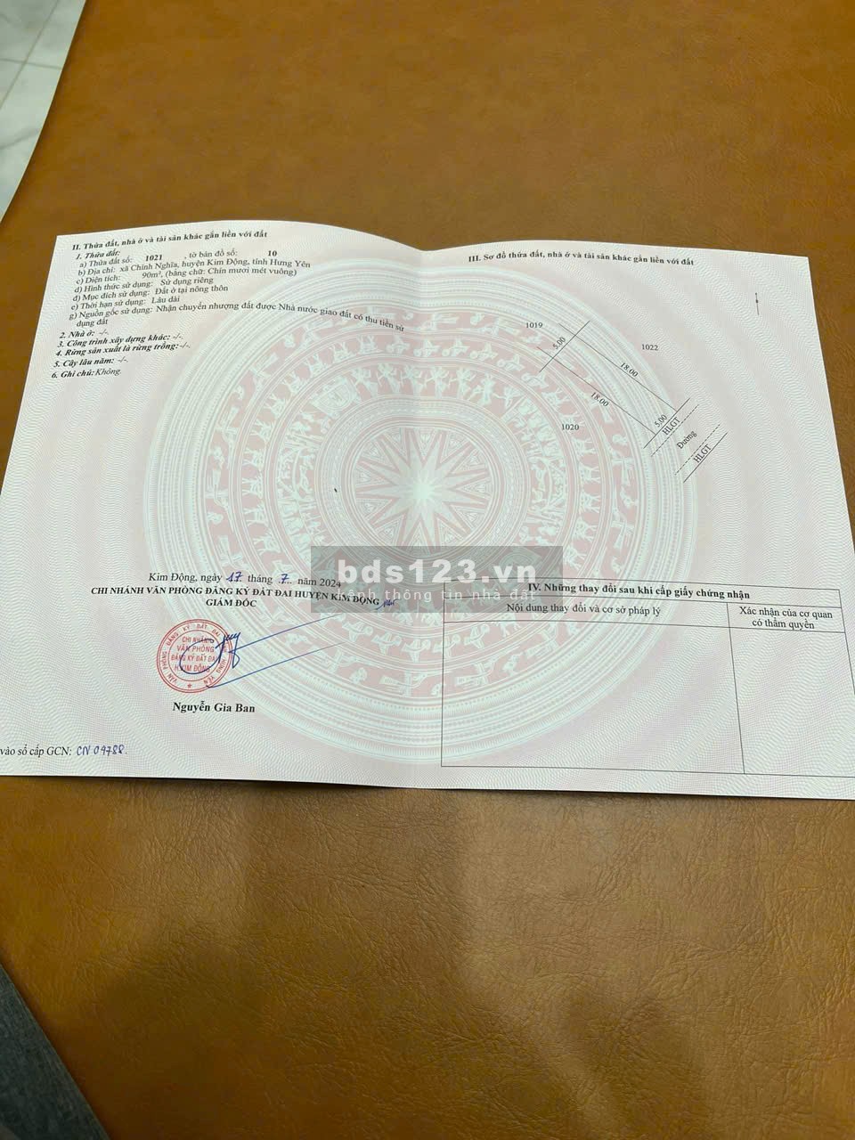 Cần bán đất ở tại Chính Nghĩa, Kim Động, Hưng Yên