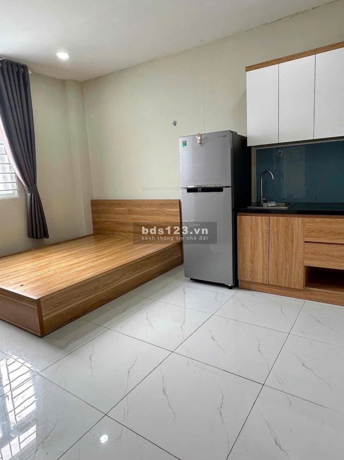 Cho thuê CHDV Cao cấp – Studio cửa sổ trời - Máy giặt riêng – 18m2