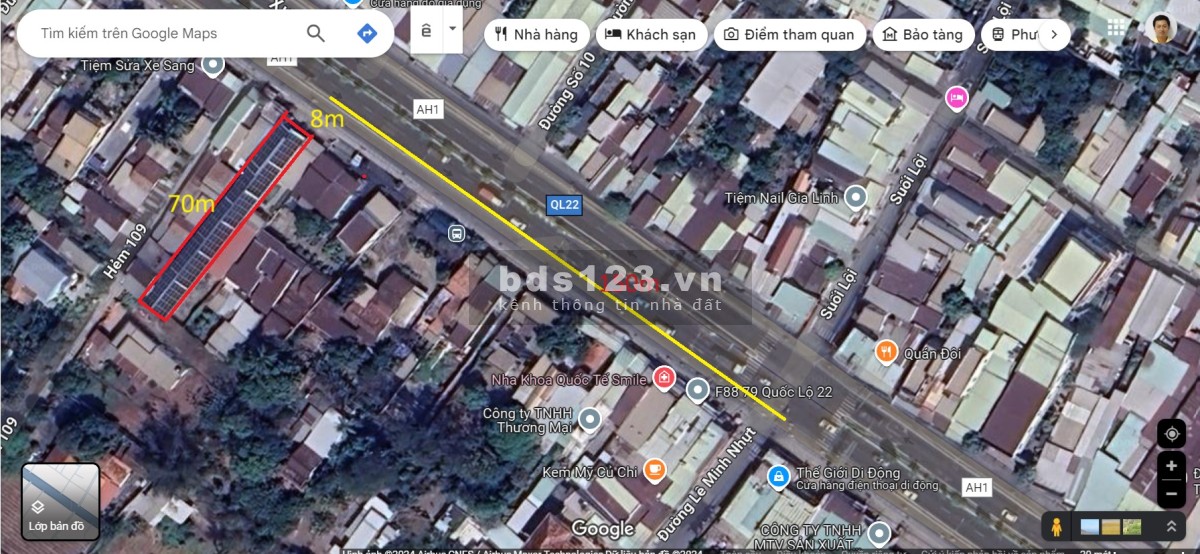 Cho thuê nhà xưởng mặt phố 103 Quốc Lộ 22, 30 triệu, 600 m2, giá cực chất