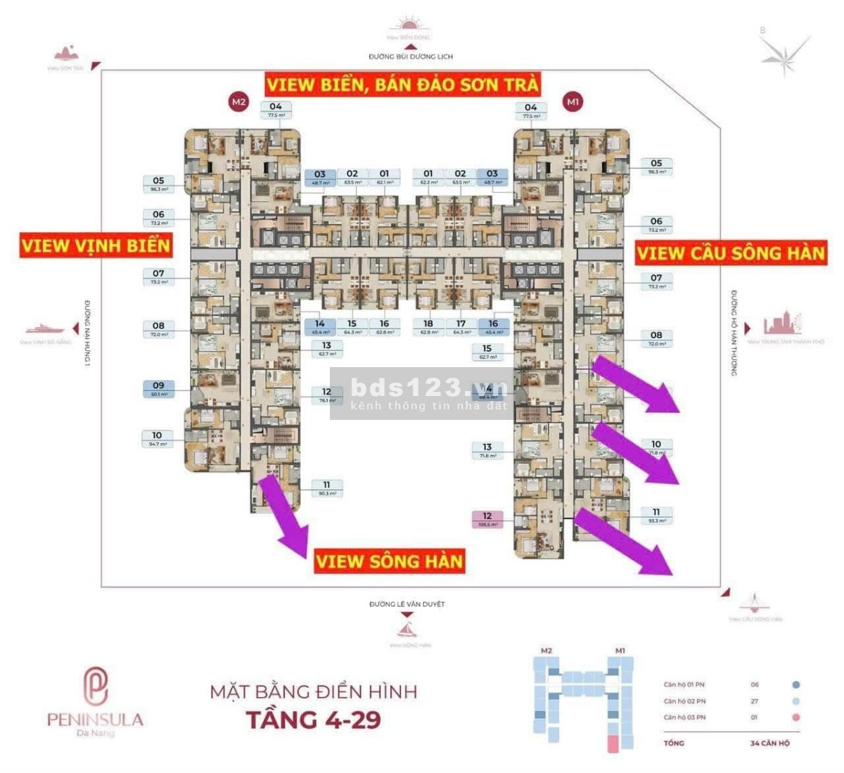 Chỉ cần 500 triệu có ngay căn 1PN vị trí sát Sông Hàn - Đà Nẵng, view ôm trọn biển Mỹ Khê