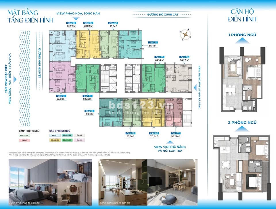 Chỉ cần 500 triệu có ngay căn 1PN vị trí sát Sông Hàn - Đà Nẵng, view ôm trọn biển Mỹ Khê