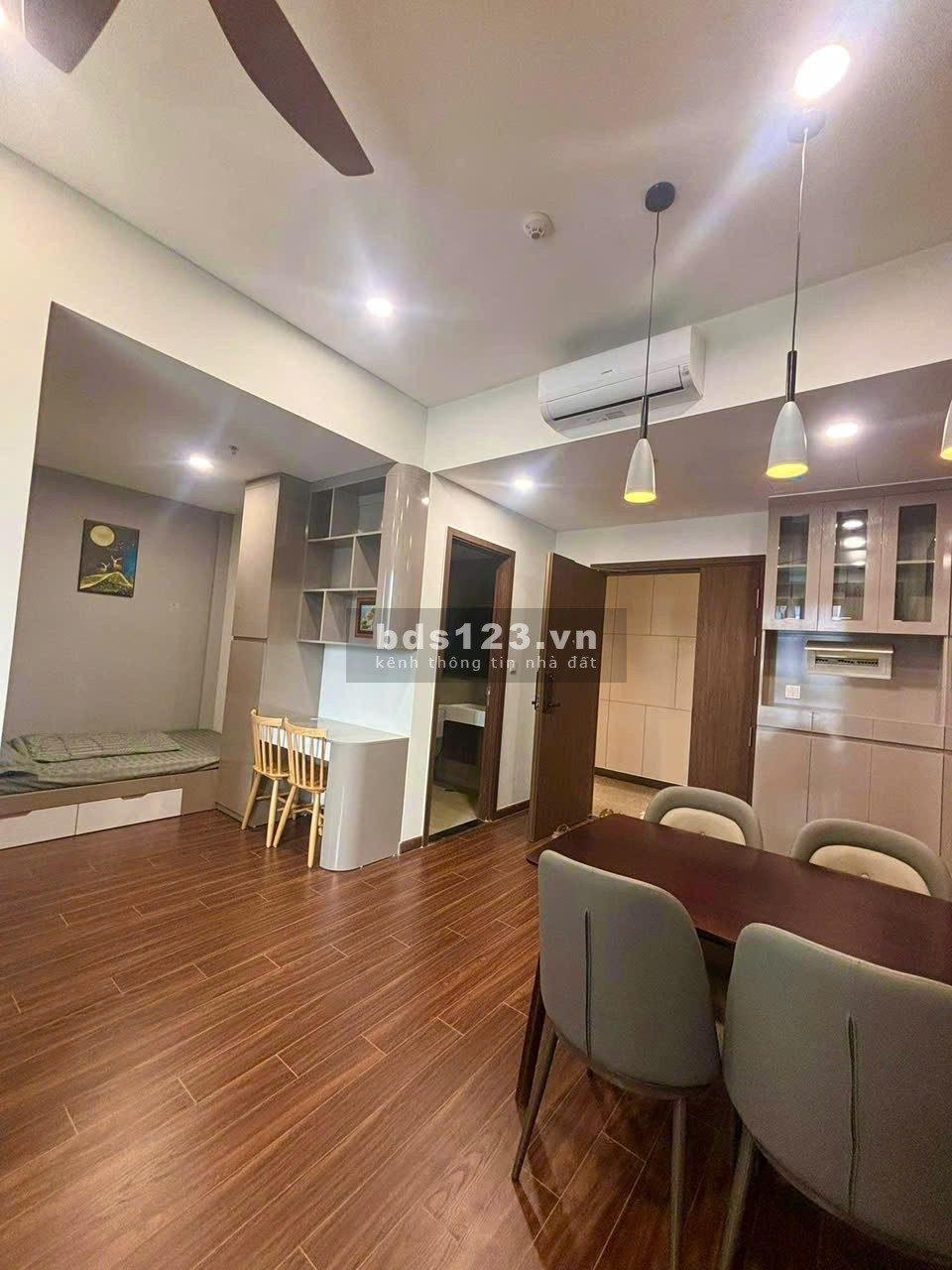 Cho thuê căn hộ 2 phòng ngủ + Nội thất đầy đủ, phân khu Masteri Vinhomes Ocean Park, giá 12tr/tháng