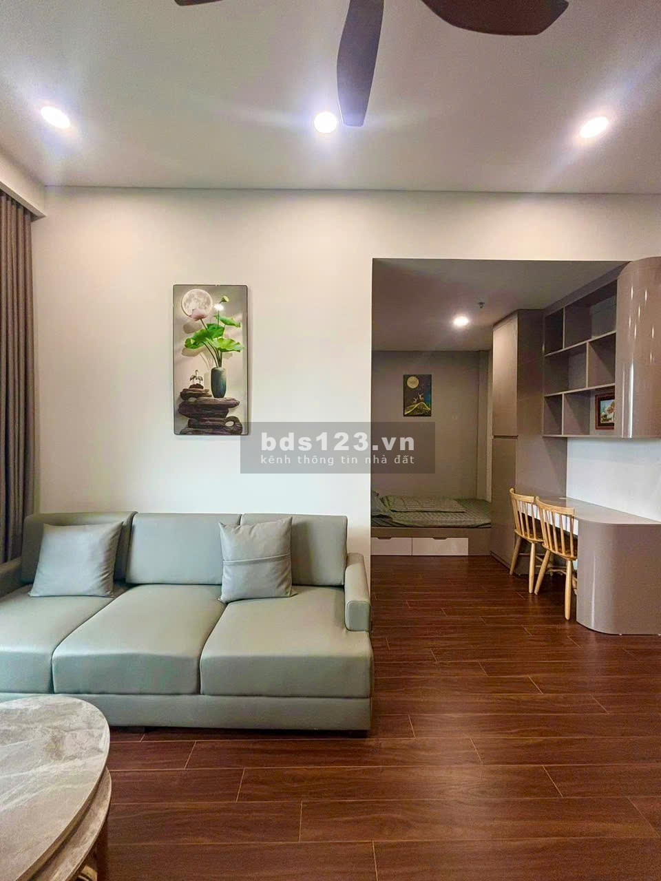 Cho thuê căn hộ 2 phòng ngủ + Nội thất đầy đủ, phân khu Masteri Vinhomes Ocean Park, giá 12tr/tháng