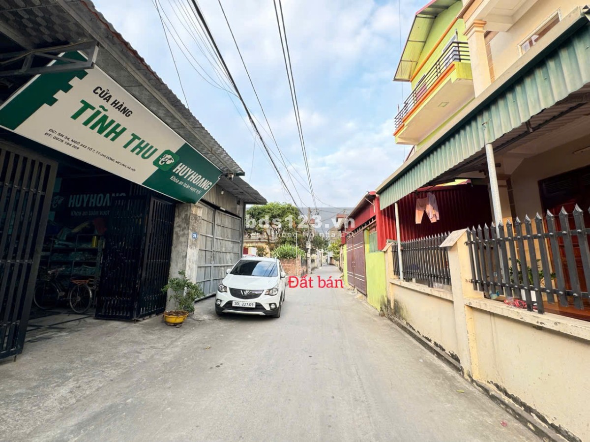 Bán đất tổ 7, Chi Đông, Mê Linh, HN. Đường thông, MT kinh doanh đẹp. DT 80m, giá 3,8 tỷ.