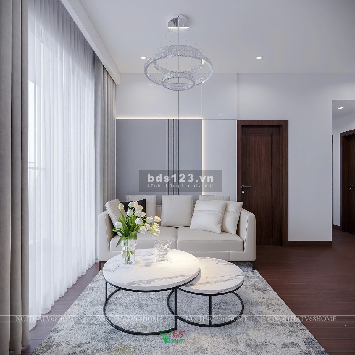 Cho thuê căn hộ 2 phòng ngủ 2 phòng tắm đầy đủ nội thất giá chỉ 14tr/tháng