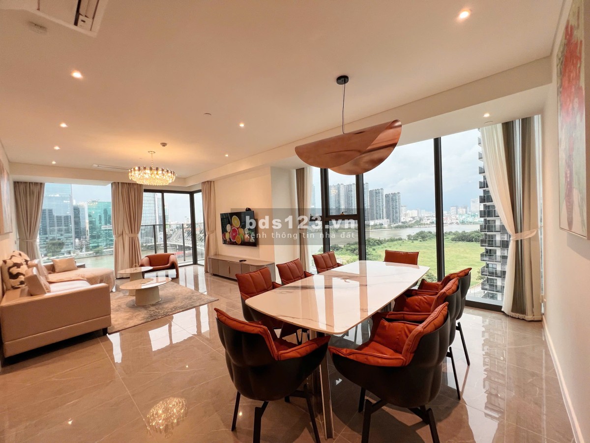 Căn hộ - Metropole Thủ Thiêm Quận 2Cho Thuê 3 Phòng Ngủ nội thất cao cấp, thang máy riêng
