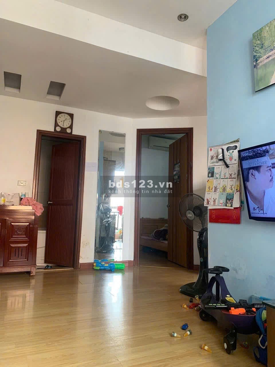 Chung cư Lakai (thang bộ) Nguyễn Tri Phương, P7, Q5, 77m2, 2pn, NT, 10tr/tháng.