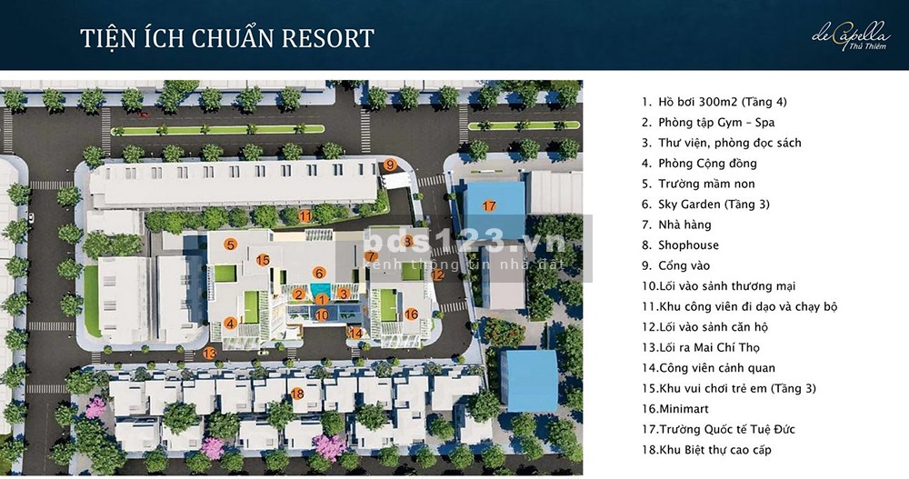 Giỏ hàng 22 căn giá gốc CĐT cuối cùng, căn hộ De Capella mặt tiền Lương Định Của, full nội thất
