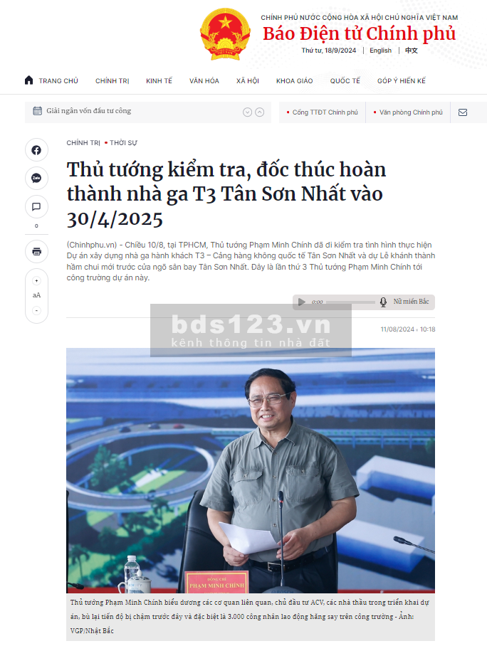 Vị Trí Vàng: Gần Nhà Ga T3, Tăng Giá Mạnh Mẽ Nhờ Các Dự Án Hạ Tầng