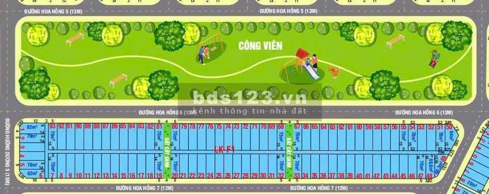 Hai lô đới diện công viên trung tâm KĐT ALANA CITY. Chỉ 179 triệu sở hữu ngay