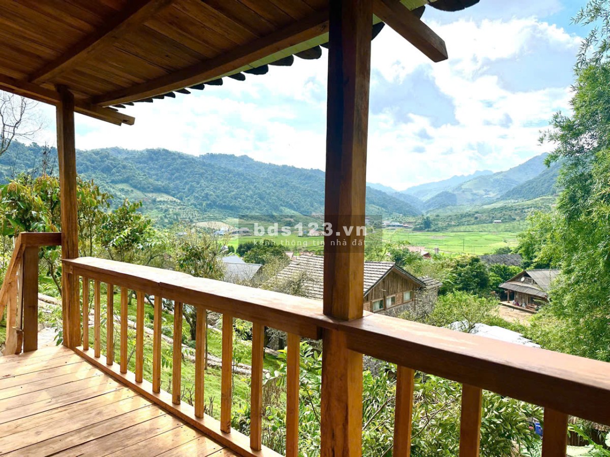 Bán đất Mộc Châu siêu đẹp sẵn nhà view ôm trọn cánh đồng