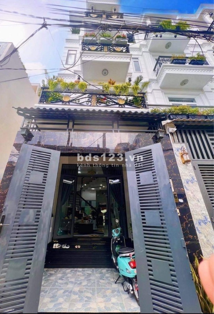 Bán nhà 4 tầng, 4x15, hẻm xe hơi Lê Đức Thọ Gò Vấp, nhỉnh 6 tỷ