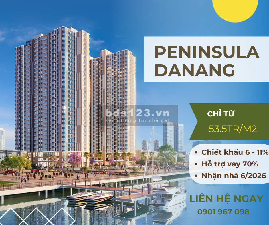 Tổ hợp căn hộ bên bờ sông Hàn Đà Nẵng mở bán giỏ hàng đợt cuối năm - Chiếc khấu đến 11%