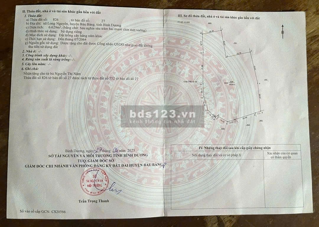 Chủ ngộp cần bán gấp MT đường DH615 giá siêu rẻ