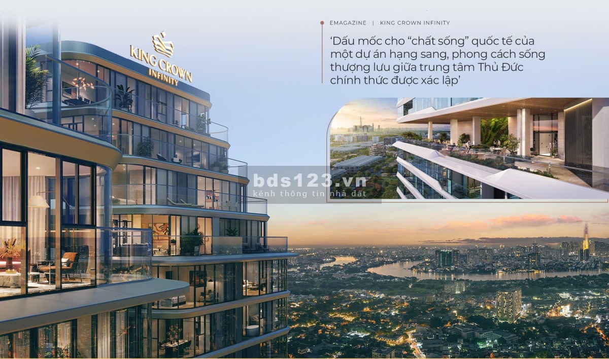 King Crown Infinity căn hộ mặt tiền Võ Văn Ngân Thủ Đức Cao cấp