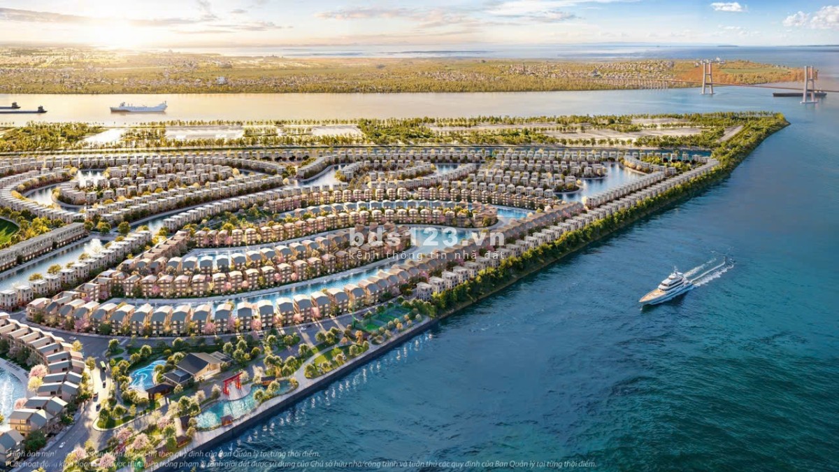 Biệt thự song lập phân khu Nhật vị trí trục chính ngay cổng vào khoáng nóng Ocean 4 mùa