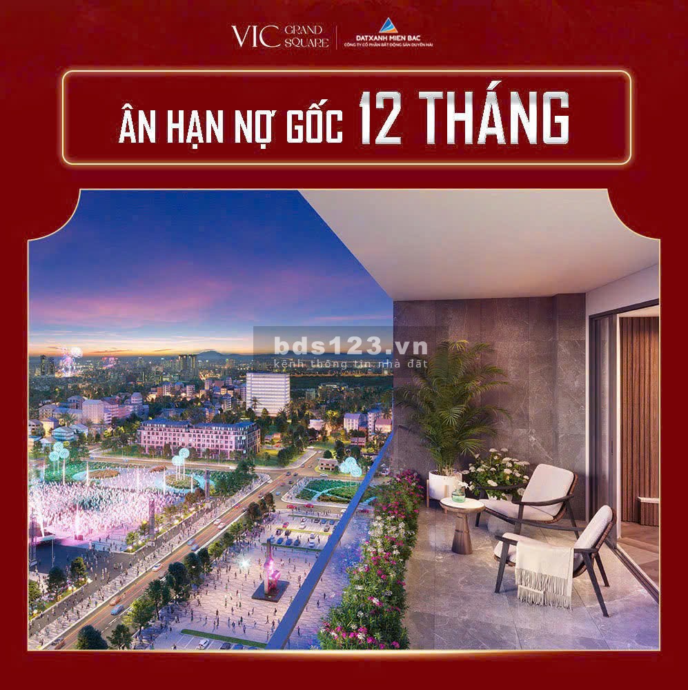 Căn hộ dịch vụ tại Vic Grand Spuare - Cơ hội vàng cho nhà đầu tư