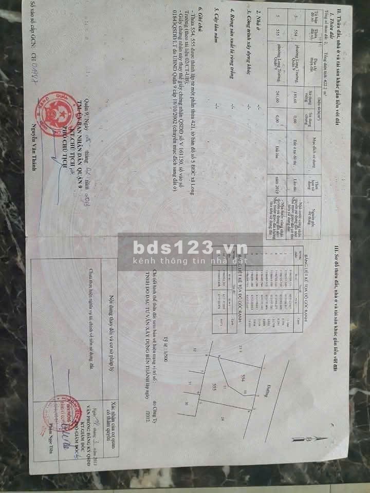 HOT Bán lô đất siêu đẹp hẻm 60, Võ Văn Hát, 423.3m2, giá chỉ 13,5 tỷ