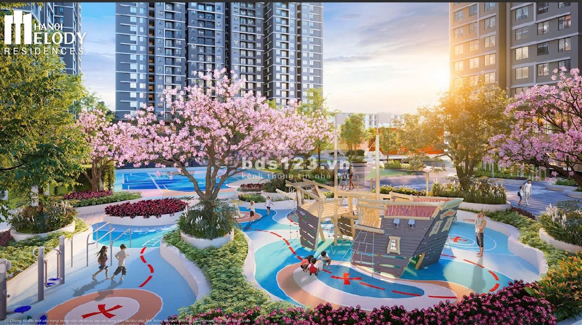 All in tổ hợp căn hộ NO2 NO3 NO4 Hà Nội Melody Residences vị trí siêu đẹp.