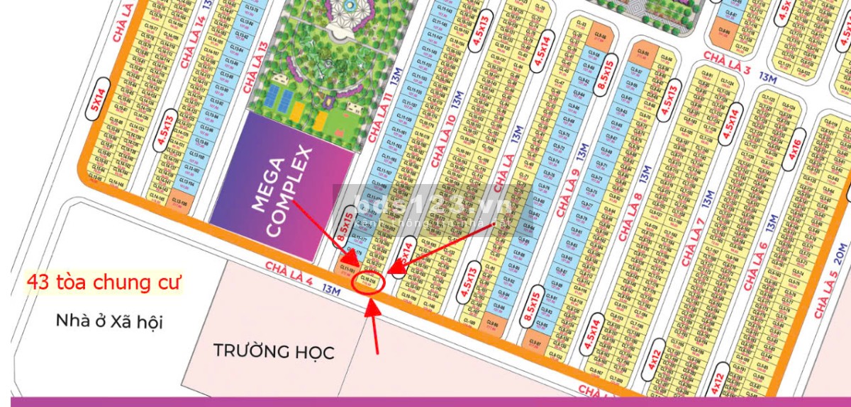 Bán liền kề góc 125m2 đơn giá chỉ 115triệu/m2 rẻ nhất dự án Vinhomes Ocean Park 2 giá 14,6 tỷ