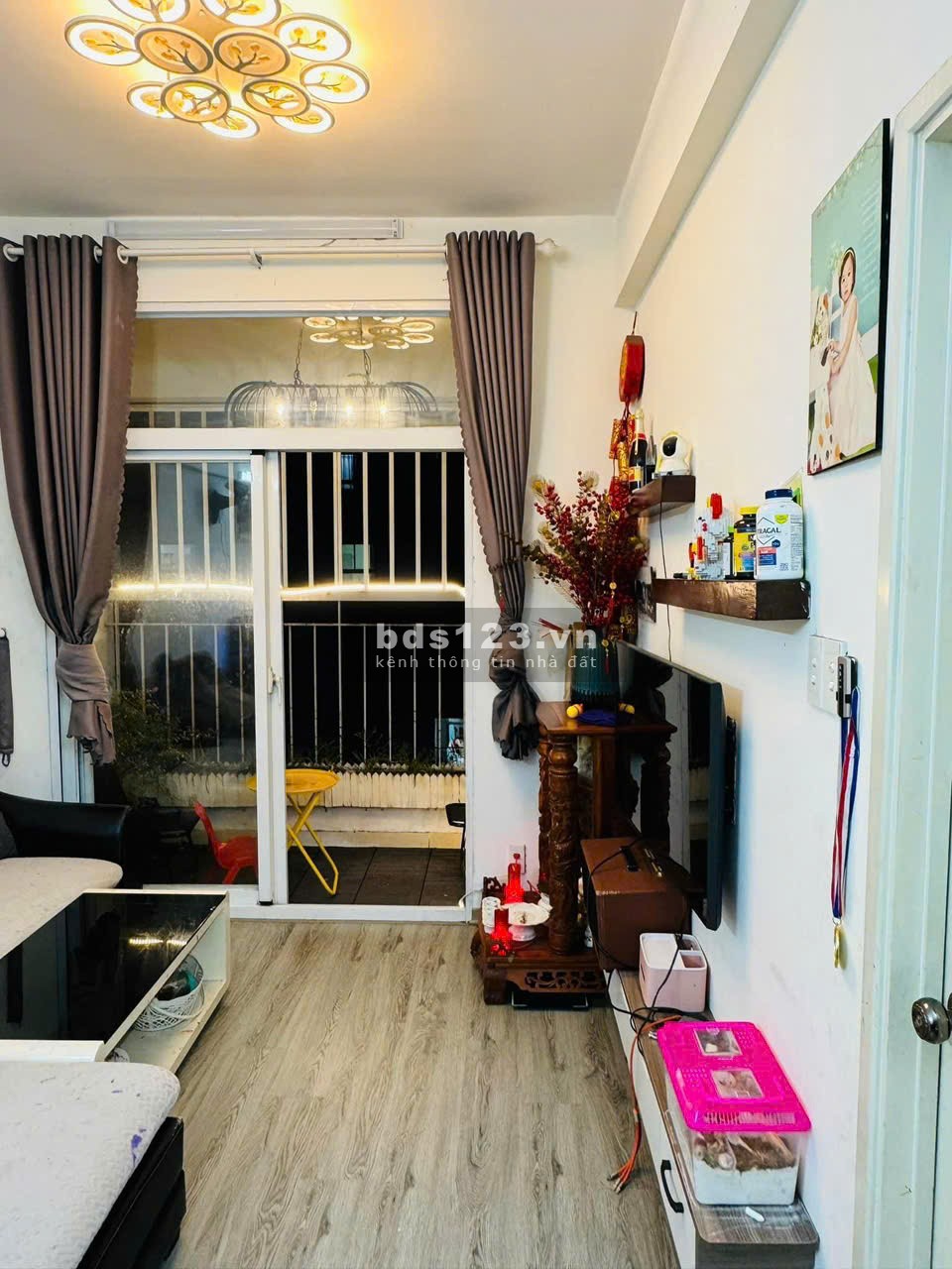 Chung cư Screc Tower, Trường Sa, Q3: 10tr/th, Nội thất đẹp, 1p ngủ, 1wc