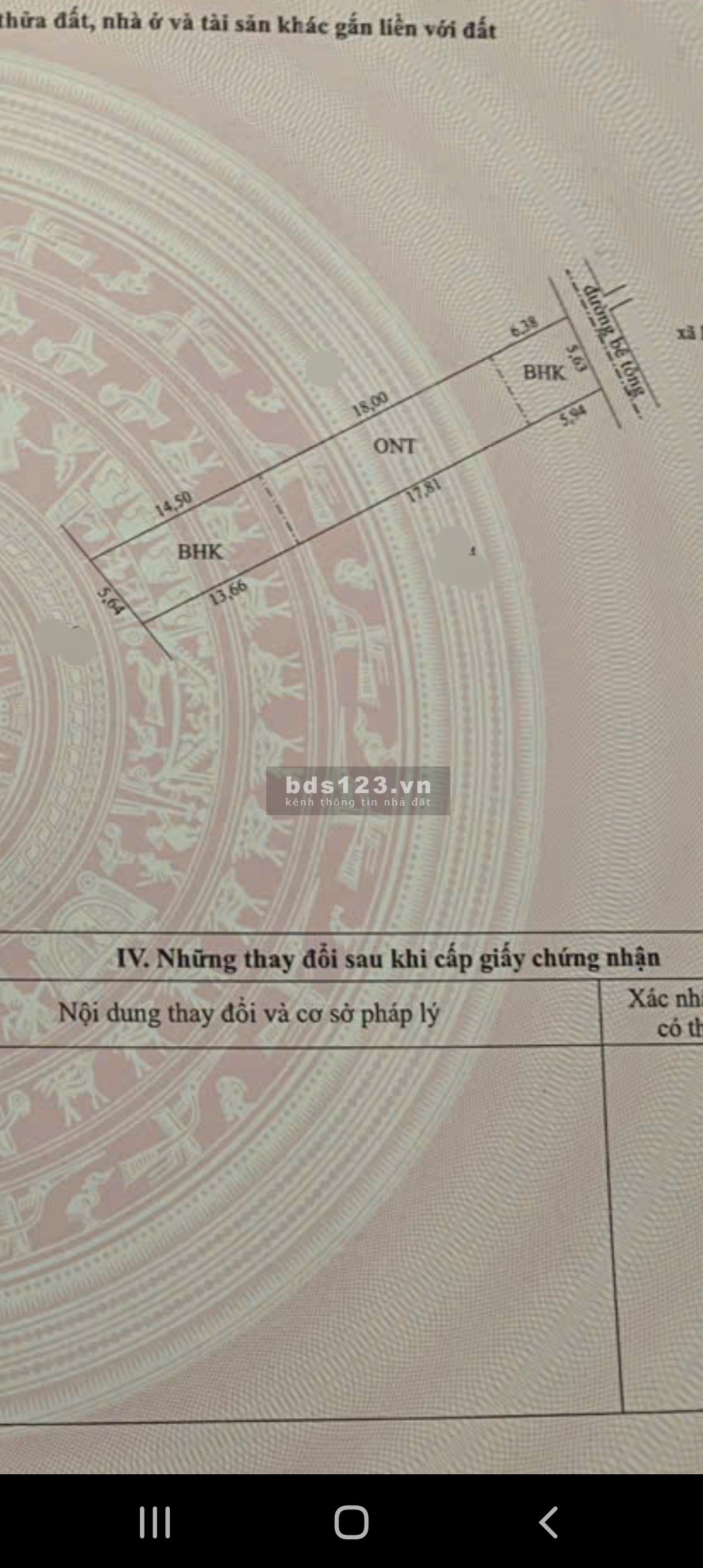Bán 212m2 đất thổ cư đường Nguyễn Thìn, giáp ranh Thành Phố Gò Công, đã sổ rồi, 430tr thương lượng.