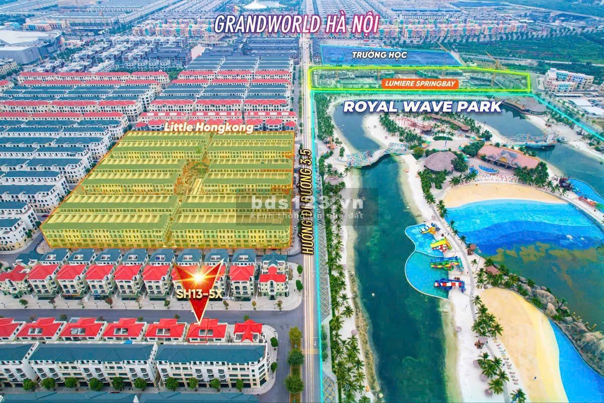 Bán BT Song Lập 160m trục đường rộng 20m sát biển hồ tạo sóng Vinhomes Ocean Park 2 giá 26 tỷ