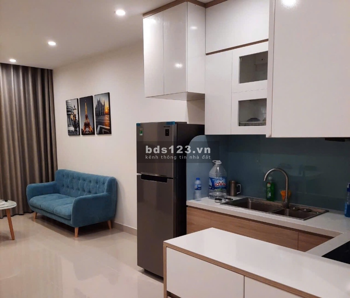 Chung cư Screc Tower, 974A Trường Sa, Q3: 10tr/tháng, 1pn, nội thất mới, 60m2