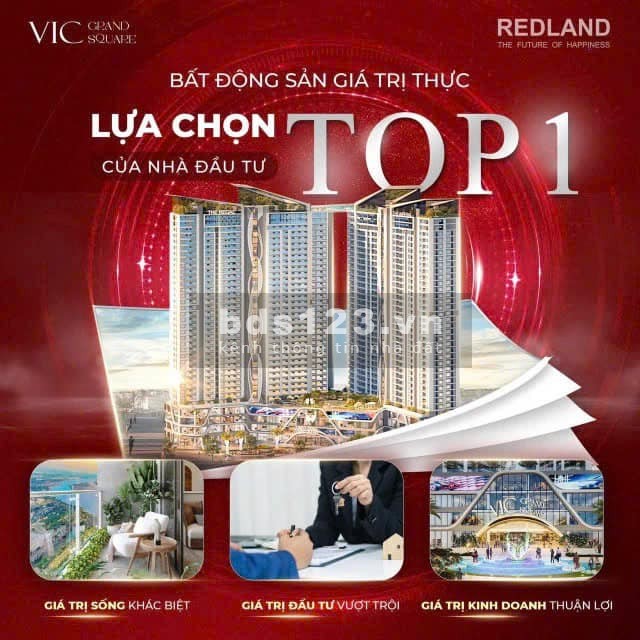 Căn STUDIO cuối cùng tại VIC Grand Square Việt Trì