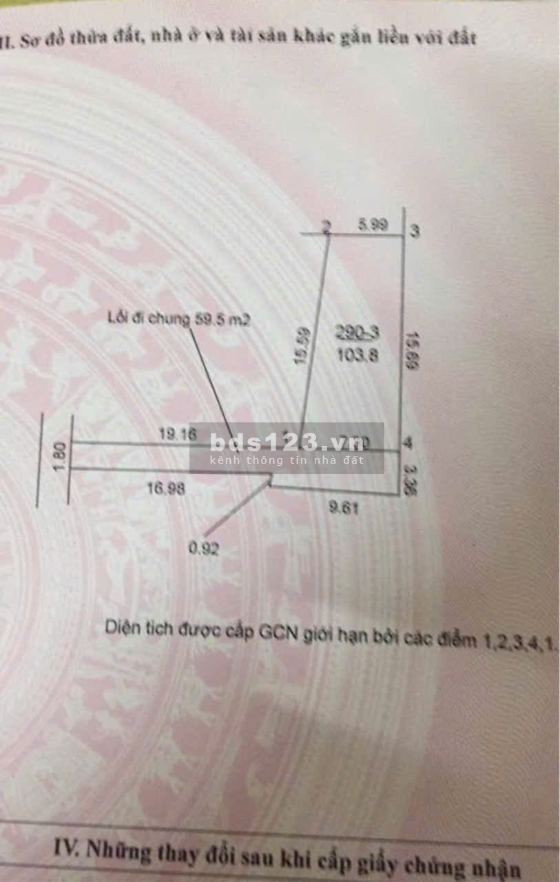 Bán đất tổ 7, TT Quang Minh, Mê Linh, HN. Gần KCN Quang Minh. DT 104m, giá 2,55 tỷ.
