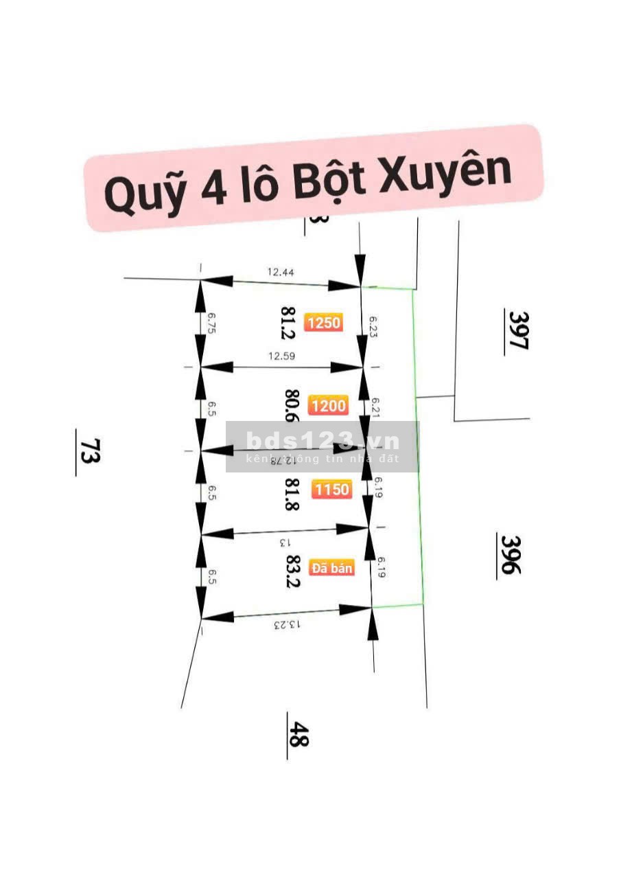 Trung Tâm Bột Xuyên Mỹ Đức ( giá từ 1150tr)