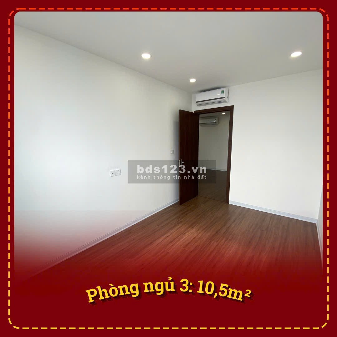 Căn hộ đẹp 3 phòng ngủ rộng rãi hai mặt thoáng – Gía rẻ nhất tại Eurowindow River Park