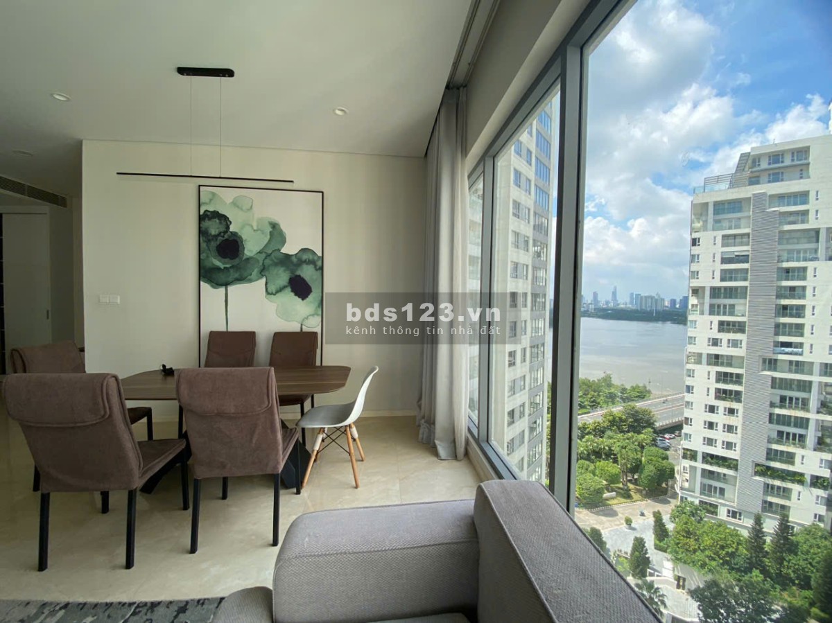 ️ Đảo Kim Cương cho thuê căn hộ 3PN View sông Sài Gòn ️