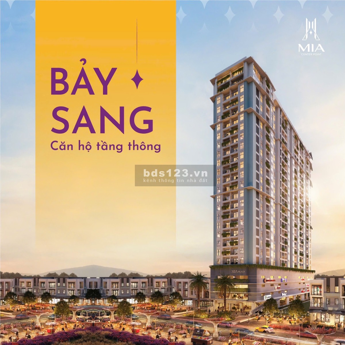 Chính thức nhận booking căn hộ trung tâm thành phố Mia Center Point - Nơi an cư lý tưởng