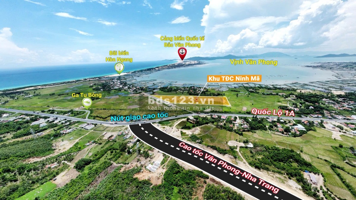 Bán đất hướng biển, TĐC Ninh Mã, KKT Vân Phong