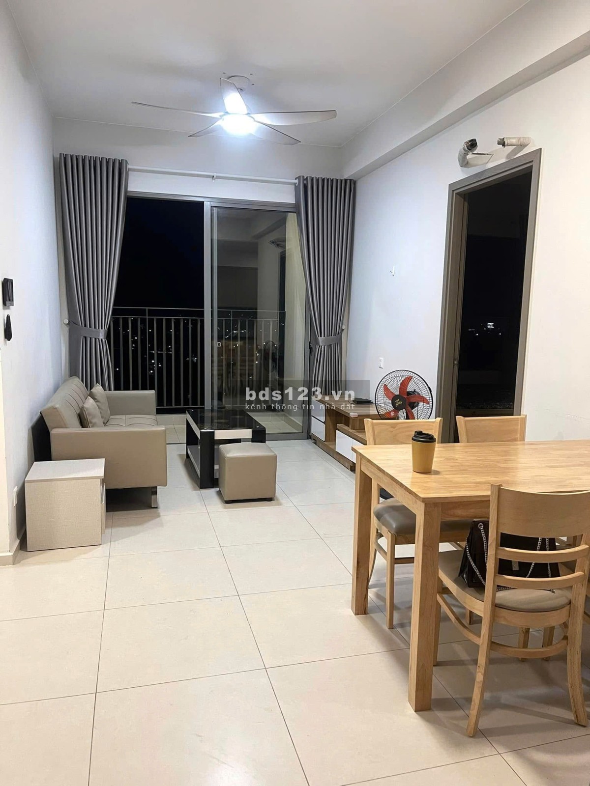 chung cư PN Techcons, Hoa Sứ, Phú NHuận: 83m2, 2p ngủ, NT, 16tr/th