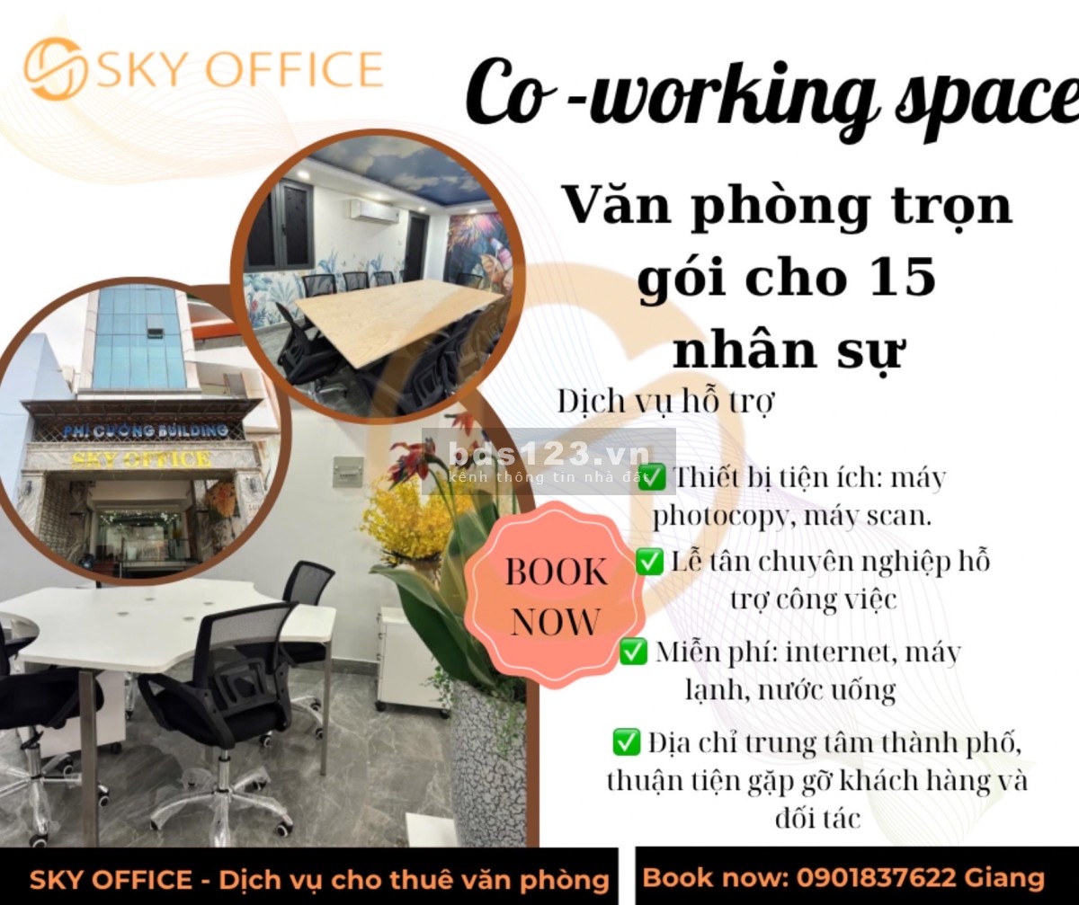 Cho thuê văn phòng trọn gói 32m² tại Phú Nhuận