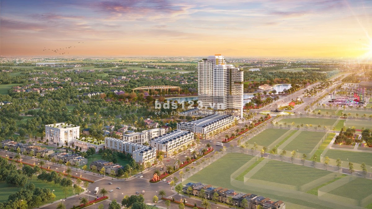 Dự án Square City nằm trong quần thể khu đô thị Nam Thái