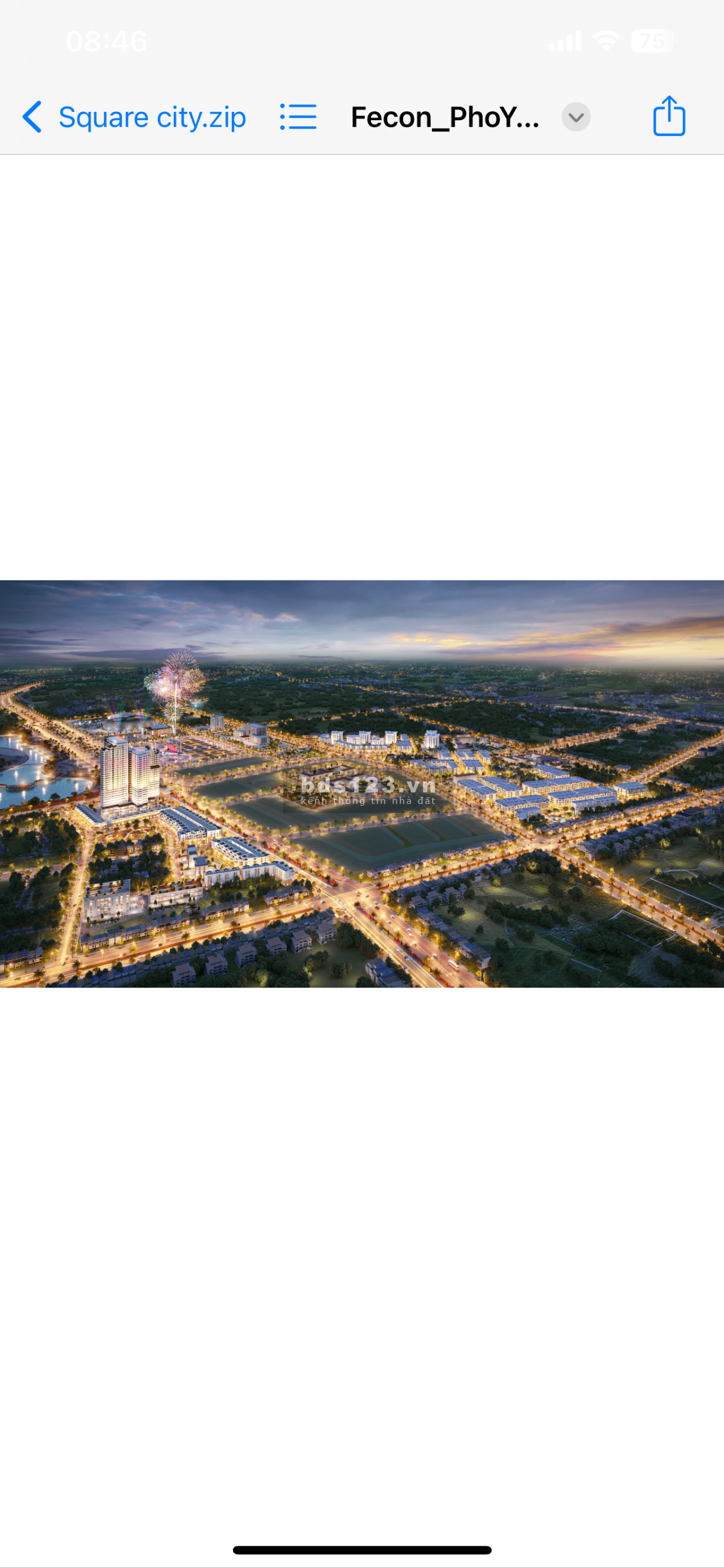 Dự án Square City nằm trong quần thể khu đô thị Nam Thái