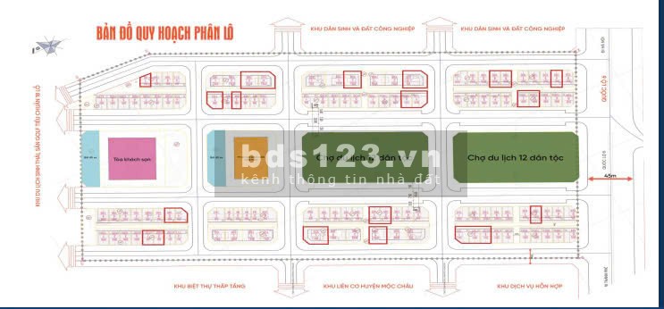 Sở hữu ngay căn shophouse vị trí đắc địa, ngay cạnh khu liên cơ hành chính Mộc Châu