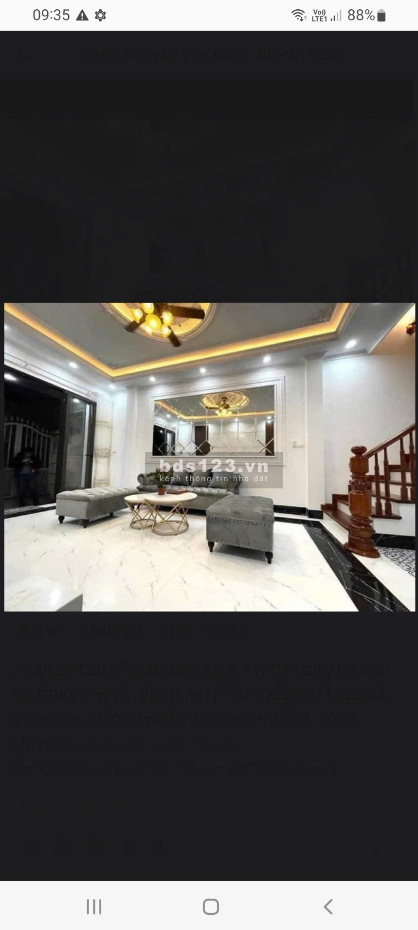 Bán nhà Cầu Giấy 40M2, 5 tầng, MT 4,2M Gía chỉ 8.9 tỷ Cầu Giấy Hà Nội LH:0989326141