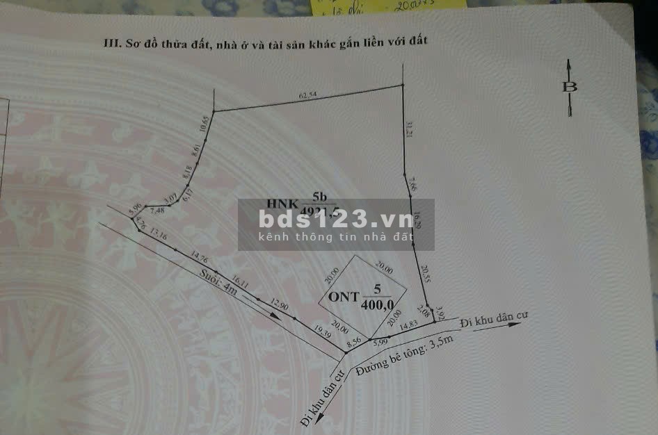 Bán Đất bám suối 8.500m² Tại Mộc Châu – Khuôn Viên Nhà Vườn, Gần Thác Chiềng Khoa, giá chỉ 2.x tỷ