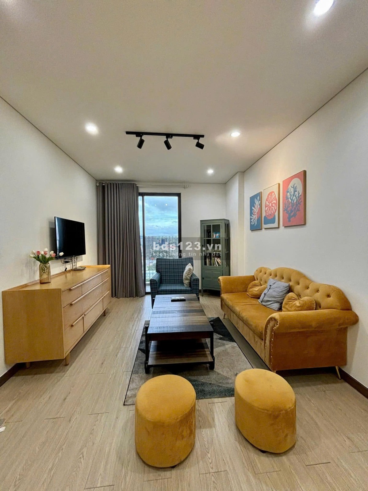 Chung cư Morning Start, p26, Bình Thạnh: 98m2, 2p ngủ, 2wc, NT, 14tr/th