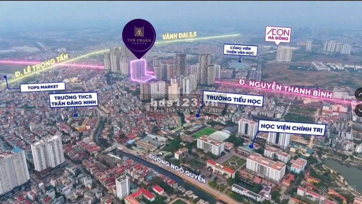 Bán căn 2PN 78m2 dự án The Charm An Hưng, cam kết Bàn Giao Ngay trong năm với Sổ Hồng Lâu Dài