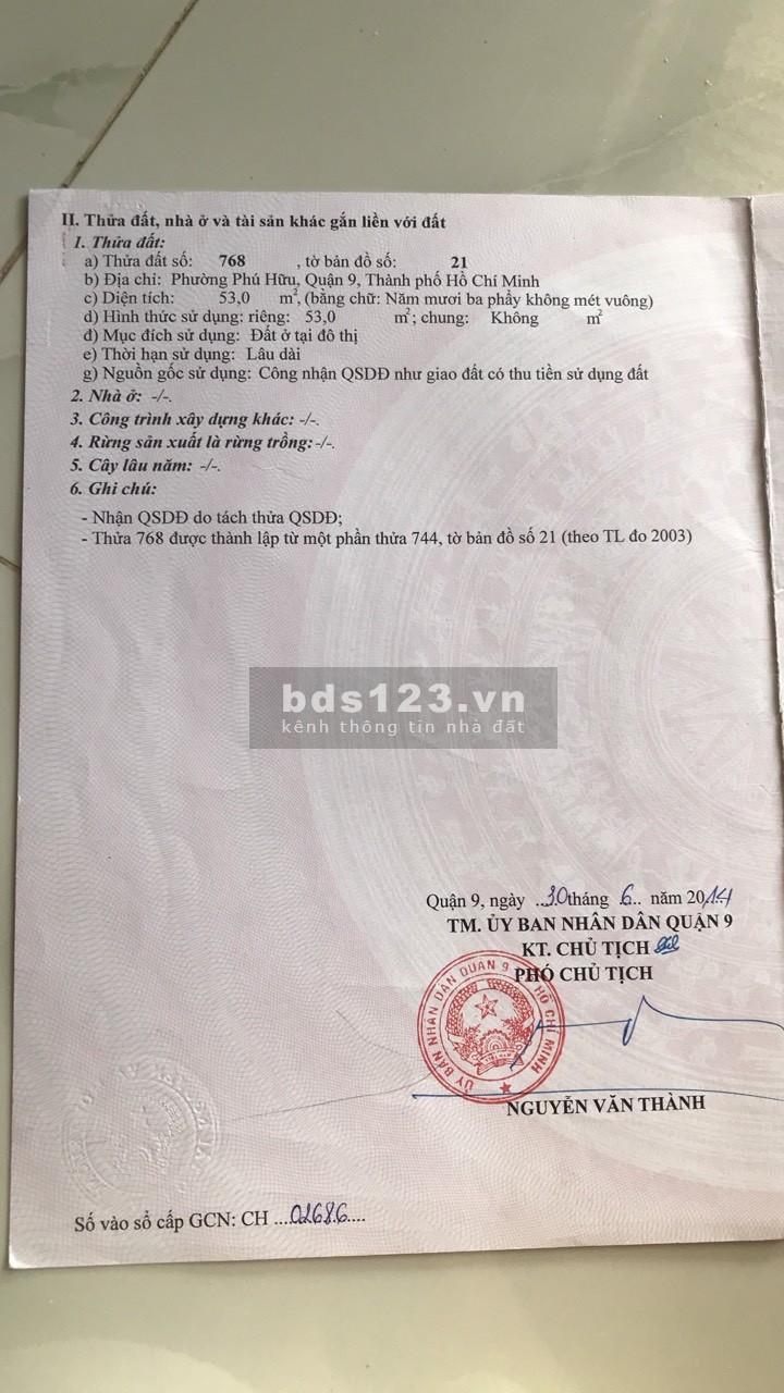 Bán Đất – KDC Cảng Phú Hữu, Vành Đai 3, Quận 9 - Tiềm Năng Đầu Tư Cao
