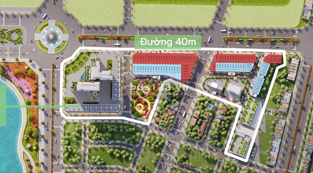 Em bán lô đất ngoại giao của dự án square city(đã có bìa cá nhân)
