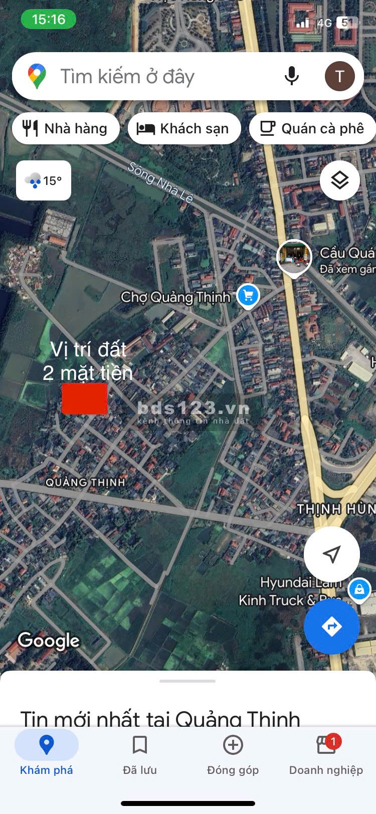 Bán đất 2 MẶT TIỀN ĐẸP P. Quảng Thịnh, Phố Tiến Thọ, TP Thanh Hoá