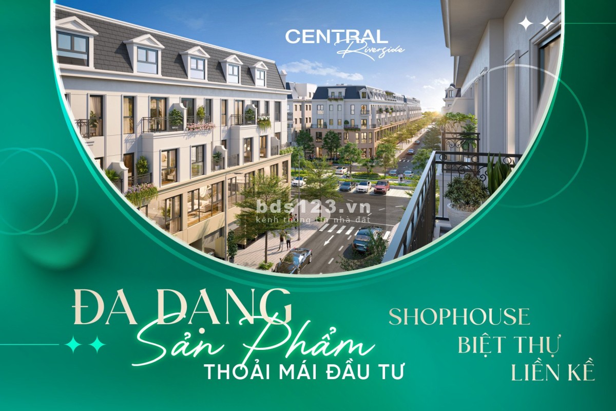 Căn nhà mặt phố Central Riverside Thanh Hóa đẹp nhất thị trường. Hotline: 0904521203